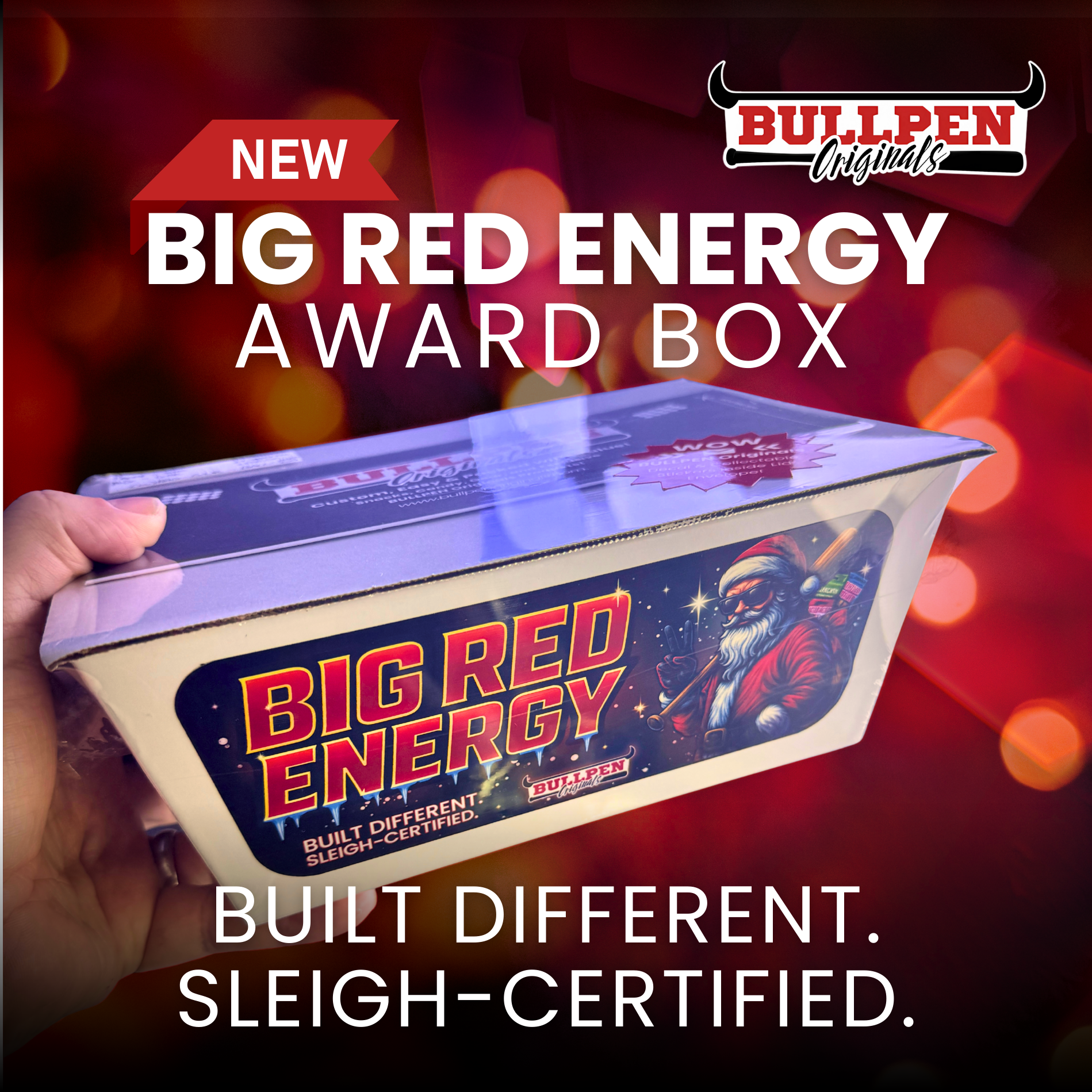 BIG RED ENERGY Christmas Award Box